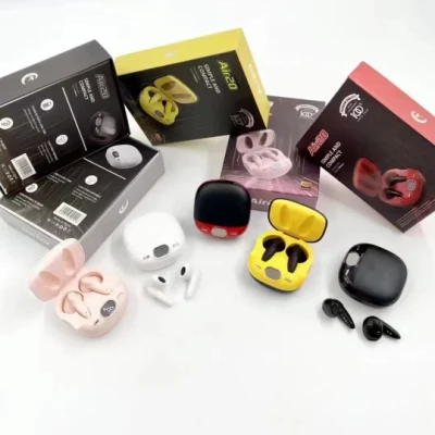 Air 20 Mini Auriculares inalámbricos Bluetooth 5.0 Auriculares Air Auriculares Auriculares manos libres con caja de carga para iPhone Huawei Xiaomi