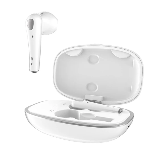 Aspor Top Teléfono móvil Acessary Auriculares inalámbricos Bluetooth Tws Auricular Trabajando 20 horas Reducción de ruido Auriculares deportivos de color blanco Ventas directas en todo el mundo