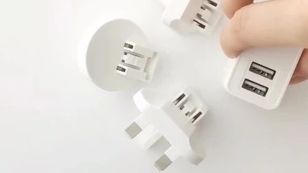 5V 2.4A Enchufe de la UE Hermoso diseño Cargador de teléfono celular móvil 5V 2A Cargador de pared USB 5V 3.1A Teléfono USB Adaptador de viaje rápido QC3.0 Cargador de teléfono móvil CE UL CCC